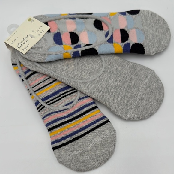A New Day Heel Grip Liners – 3 Pairs. Shoe Size: 4–10. Cotton blend - Picture 1 of 5